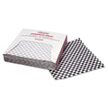 5000-PACK OF Paper Parchment Bagcraft P057800 12x12 Black Check Grease-Resistant Paper Wraps and Liners - 5000 Count Carton for Food Service
