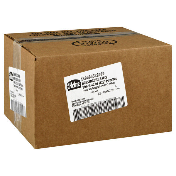 200-PACK OF SAUCE HORSERADISH PKT