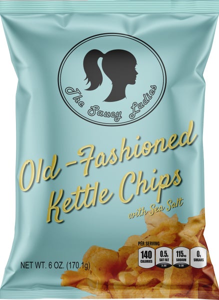 12-PACK OF Snack Chips Kettle Old-Fashioned, The Saucy Ladies
