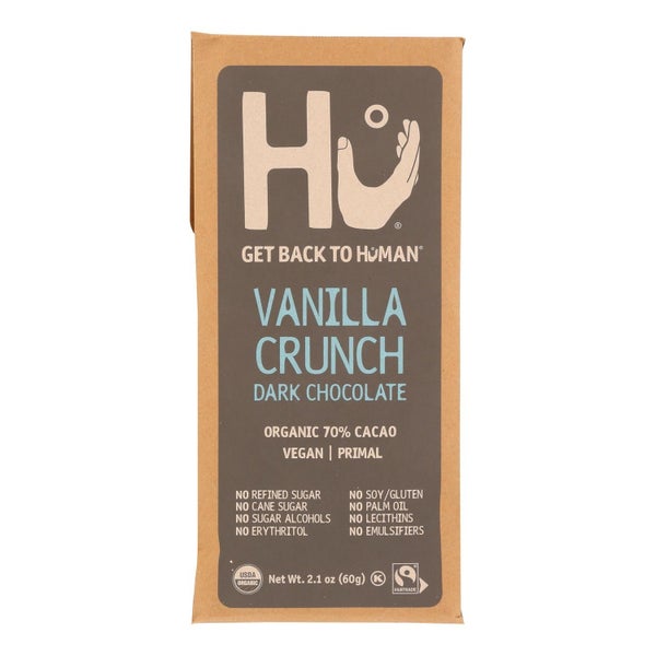 12-PACK OF CHOCOLATE BAR DARK CHOCOLATE VANILLA CRUNCH