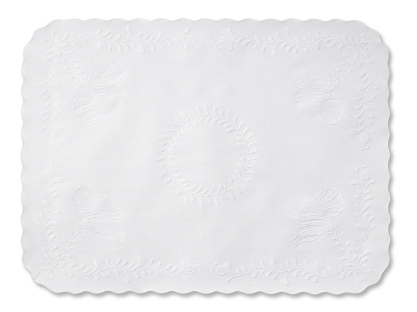 1000-PACK OF MAT TRAY WHT ANNIV
