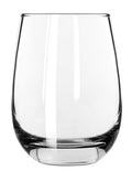15 OZ-PACK OF GLASS WINE WHT STEMLESS