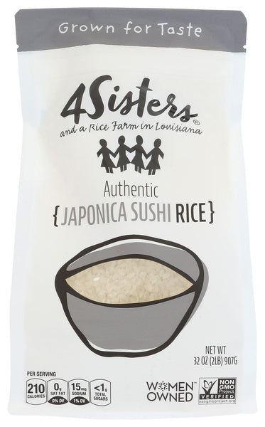 6-PACK OF Rice Short 4Sisters 2 lb