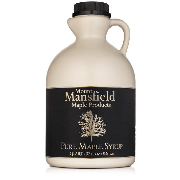 12-PACK OF Syrup Maple Pure Organic Vermont - Grade A Dark Robust, Mount Mansfield Maple Products