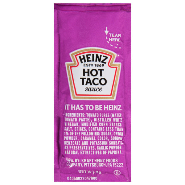 500-PACK OF SAUCE TACO PACKET HOT