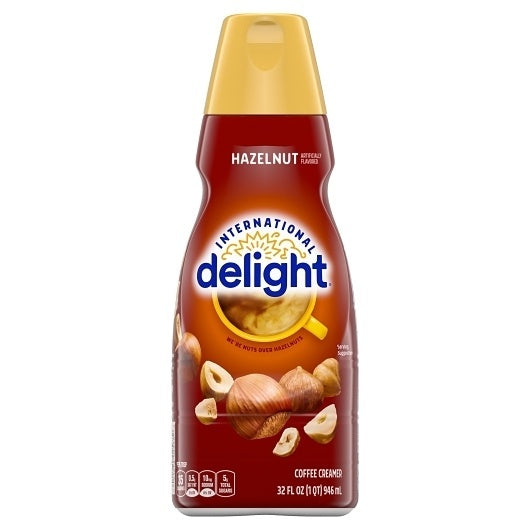 6-PACK OF Hazelnut Coffee Creamer International Delight, 6 - 32 Fo