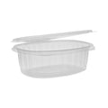 190-PACK OF Container Food Pactiv Corp. EarthChoice 48 oz. Clear Recycled PET Hinged Deli Container - 190 Count