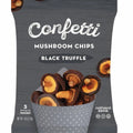 36-PACK OF Mushroom Dried Mini Chips Black Truffle, Confetti Snacks
