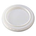 2500-PACK OF Lid Dome Fabri-Kal Clear Portion Cup Lids for 1 oz Squat Cups - 125 Lids per Sleeve, 20 Sleeves per Carton