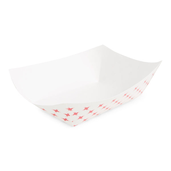 4-PACK OF TRAY FOOD PAPR RED PLAID 2LB