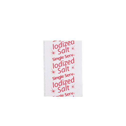 6000-PACK OF Salt Iodized Single Serv, 6000 - 0.6 Gr