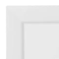 12-PACK OF Plate Cake 6.5" White Square Plastic