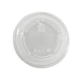 5000-PACK OF LID CLEAR COMPOSTABLE FOR 1 OZ PORTION CUP DISPOSABLE