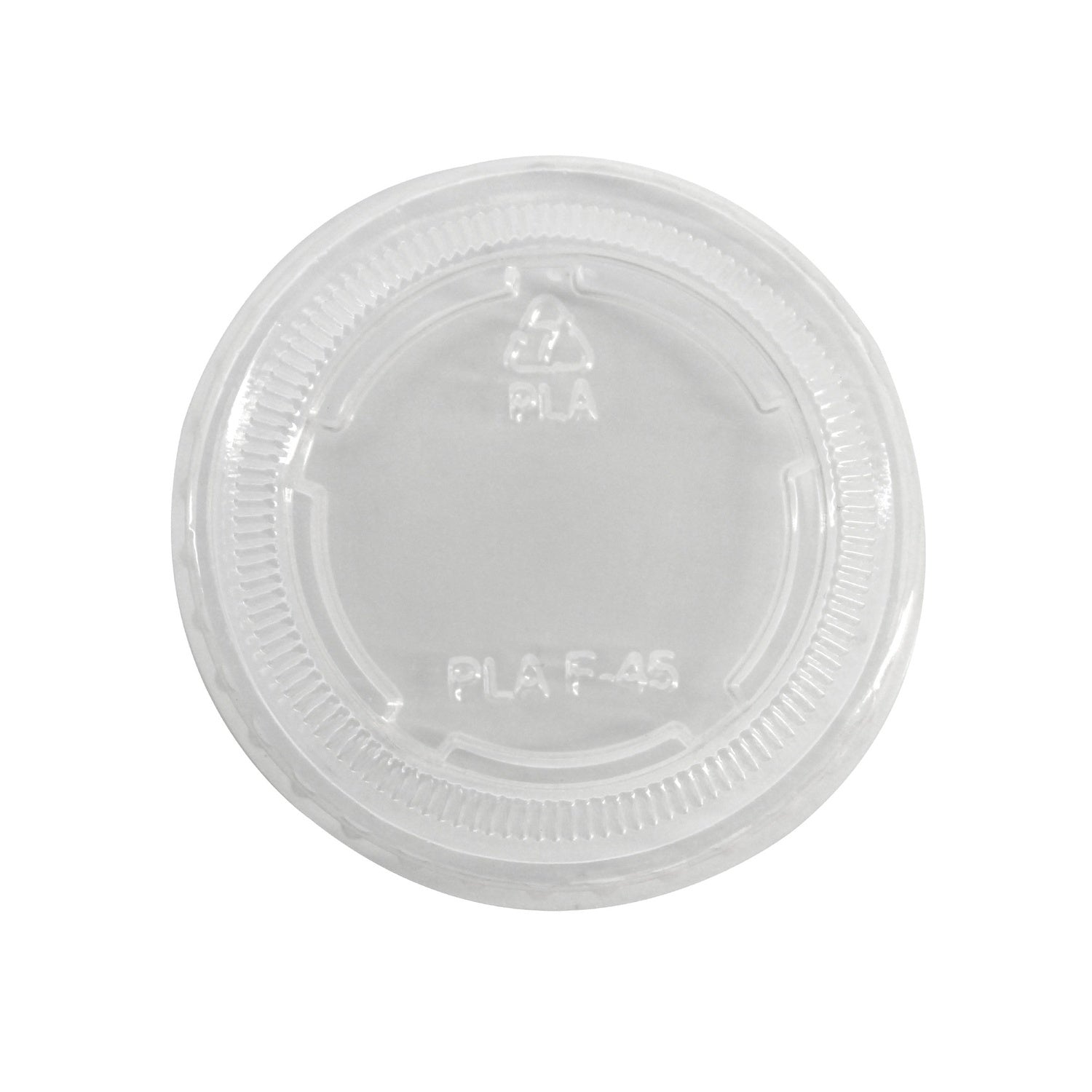 5000-PACK OF LID CLEAR COMPOSTABLE FOR 1 OZ PORTION CUP DISPOSABLE