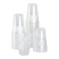 2500-PACK OF Cup Plastic Karat [2500 Pack - 9oz] Clear Plastic Cups - Sturdy PP Plastic Cups for Cold Beverages, Ideal for Parties and Events, BPA-Free (75 mm)