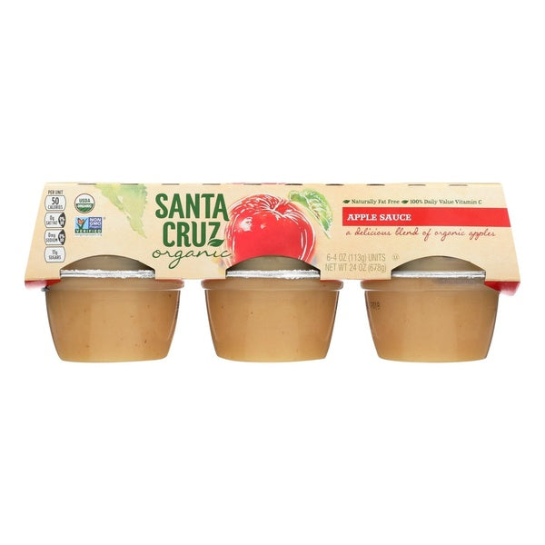 12-PACK OF Sauce Apple Santa Cruz 24 oz