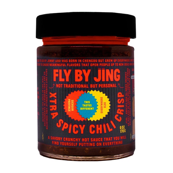 6-PACK OF Sauce, Chili, Fly by Jing Xtra Spicy Chili Crisp 6oz 6pk