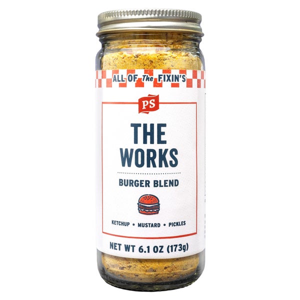 6-PACK OF Seasoning The Works Everything But The Burger, PS Seasoning