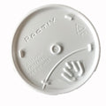 10-PACK OF LID PLAS WHT SIP HOT 12-24OZ