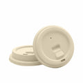 20-PACK OF Lids - Sugarcane Bagasse Compostable Lids for 8 Oz Cups – Case of 20 (500 Pcs)