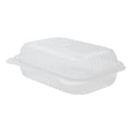 250-PACK OF Container Takeout Karat 250 ct 9'' x 6'' Hinged Food Containers | PP | Clear
