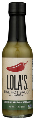 12-PACK OF SAUCE HOT GREEN JALAPENO & SERRANO 5 OUNCE - CASE OF 12