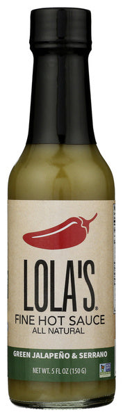 12-PACK OF SAUCE HOT GREEN JALAPENO & SERRANO 5 OUNCE - CASE OF 12