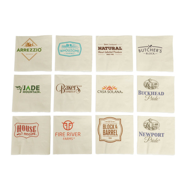 12-PACK OF NAPKIN BEV 10X10 2P SYS LOGOS