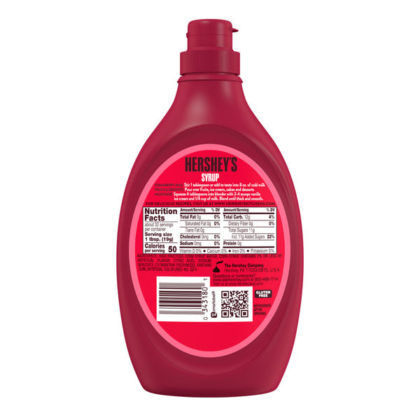 12- PACK OF SYRUP STRAWBERRY