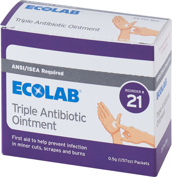25 CT-PACK OF OINTMENT ANTISEPTIC TRIPLE #21