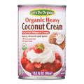 12-PACK OF Cream Coconut Organic Heavy Let's Do Organic 13.5 fz