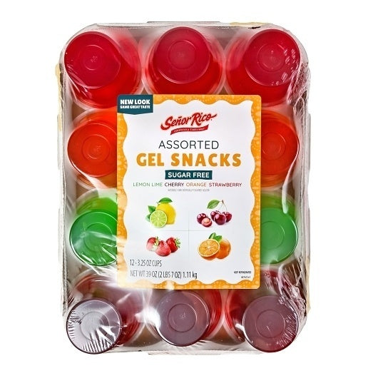 4-PACK OF Sugar Free Gelatin Senor Rico, 4 - 39 Oz