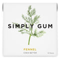 12-PACK OF Gum Chewing Fennel 15CT, Simply Gum