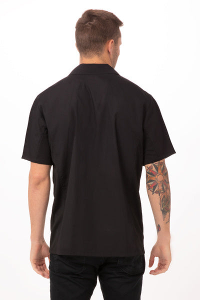 LRG-PACK OF SHIRT COOK BLK POLY/CTN