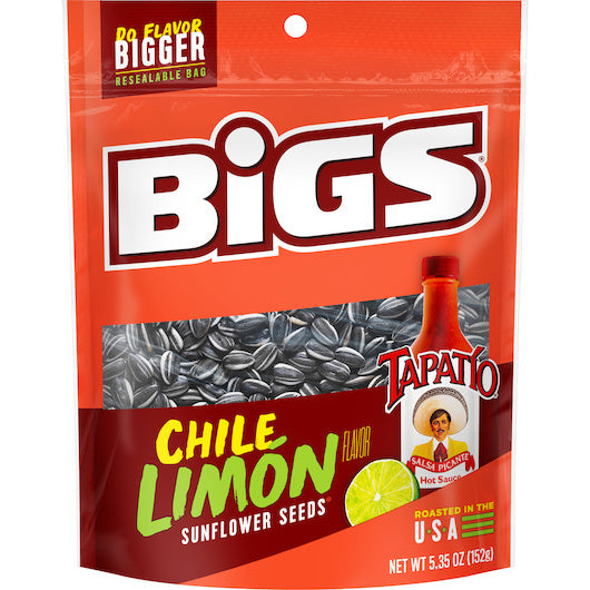 12-PACK OF Chile Limon Sunflower Seeds Bigs Sunflower Seeds, 12 - 5.35 Oz
