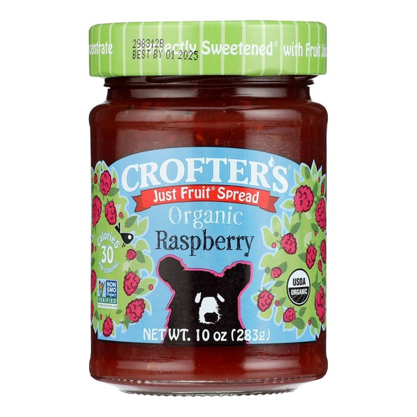 6-PACK OF FRUIT SPREAD RASPBERRY 10 OUNCE - CASE OF 6