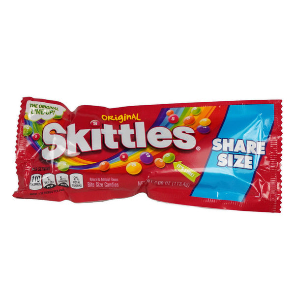 6-PACK OF CANDY FRUIT SKITTLES 4 OZ