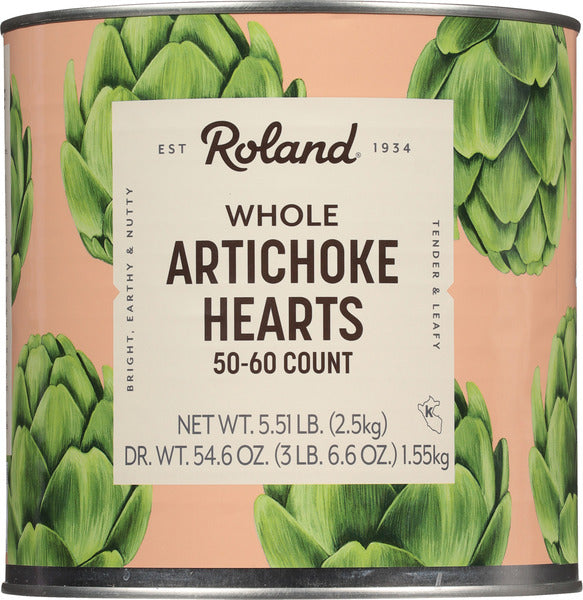 6-PACK OF ARTICHOKE HEART 50/60CT IMP