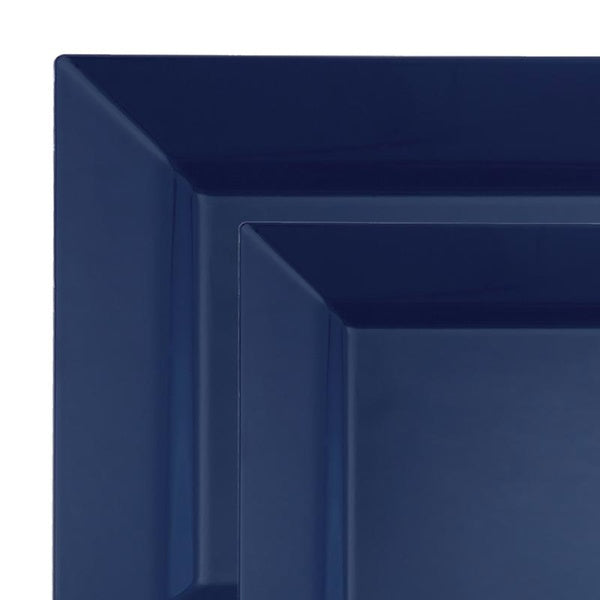120-PACK OF Plate Set Midnight Blue Square