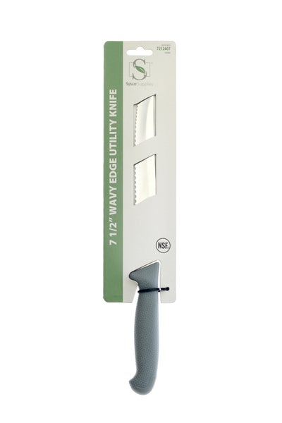 7.5IN-PACK OF KNIFE UTILITY WAVY EDGE 7.5IN