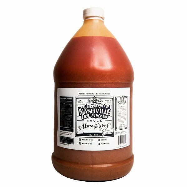 4-PACK OF Sauce Nashville Hot Chicken "Way Hot", Wide Open Foods