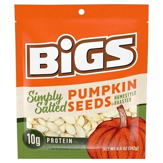 12-PACK OF Lightly Salted Pumpkin Seeds Bigs Sunflower Seeds, 12 - 5 Oz