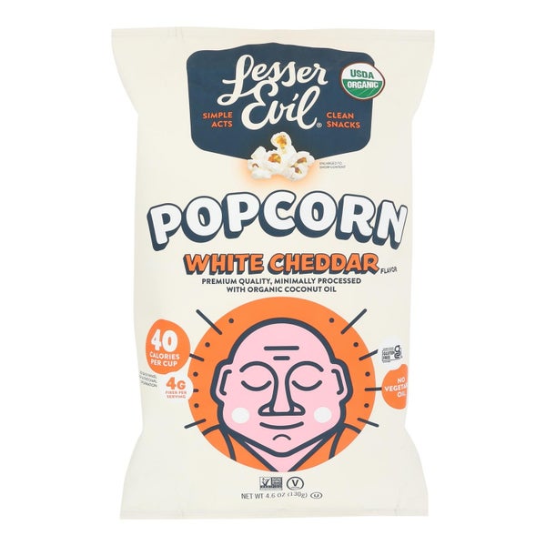12-PACK OF SNACK POPCORN WHITE CHEDDAR
