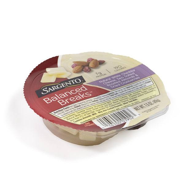 12-PACK OF SNACK CHEESE ALMOND/CRAN B BRK