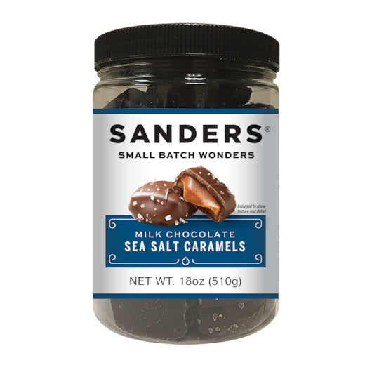 6-PACK OF Candy Box Chocolate Caramel Sanders 18 oz
