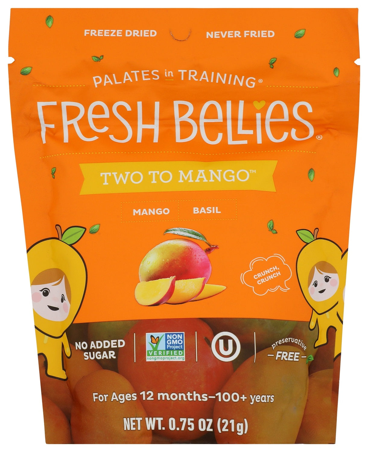 6-PACK OF SNACK FRUIT TODDLER, TWO TO MANGO