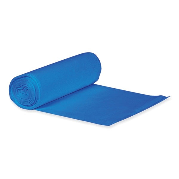 250-PACK OF Heritage L5645TX ER1 Eco Blend Max Can Liners - 28" x 45" - 0.8 Mil - 23 Gallon Capacity - Blue - 25 Bags per Roll, 10 Rolls per Carton