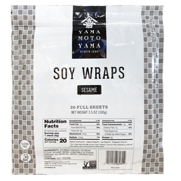 20 CT-PACK OF WRAP SOY SESAME