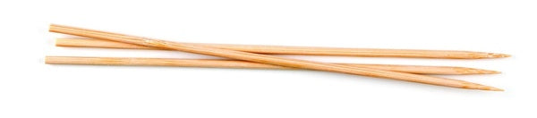 192-PACK OF SKEWER WOOD 6" (2.5 MM DIA)