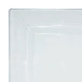 12-PACK OF Plate Pasta 4.5" Square Plast. Pastry